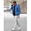 imageTACVASEN Mens Bomber Jacket Lightweight Casual Spring Fall Windbreaker Zip Up Coat with Pocket01 Royal Blue
