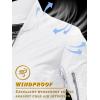 imageTACVASEN Mens Bomber Jacket Lightweight Casual Spring Fall Windbreaker Zip Up Coat with Pocket01 White
