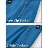 imageTACVASEN Mens Bomber Jacket Lightweight Casual Spring Fall Windbreaker Zip Up Coat with Pocket02 Blue Green