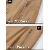 imageTACVASEN Mens Bomber Jacket Lightweight Casual Spring Fall Windbreaker Zip Up Coat with Pocket02 Khaki