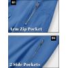 imageTACVASEN Mens Bomber Jacket Lightweight Casual Spring Fall Windbreaker Zip Up Coat with Pocket02 Royal Blue
