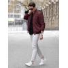 imageTACVASEN Mens Bomber Jacket Lightweight Casual Spring Fall Windbreaker Zip Up Coat with Pocket02 Wine Red