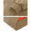 imageTACVASEN Mens JacketsBomber Jacket Fall Winter Warm Windbreaker Full Zip Casual Padded CoatsKhaki