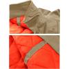 imageTACVASEN Mens JacketsBomber Jacket Fall Winter Warm Windbreaker Full Zip Casual Padded CoatsKhaki