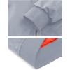imageTACVASEN Mens JacketsBomber Jacket Fall Winter Warm Windbreaker Full Zip Casual Padded CoatsLight Grey