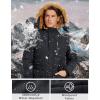imageTACVASEN Mens Winter Jacket with Hood Water Repellent Windproof Thicken Parka Winter CoatBlack