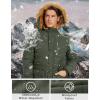imageTACVASEN Mens Winter Jacket with Hood Water Repellent Windproof Thicken Parka Winter CoatGreen