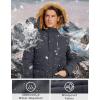 imageTACVASEN Mens Winter Jacket with Hood Water Repellent Windproof Thicken Parka Winter CoatGrey