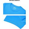imageTACVASEN Womens Short Sleeve Shirts Sun Protection TShrit UPF 50 Quick Dry Outdoor Yoga Running Gym Workout TopsAzure