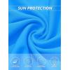 imageTACVASEN Womens Short Sleeve Shirts Sun Protection TShrit UPF 50 Quick Dry Outdoor Yoga Running Gym Workout TopsAzure