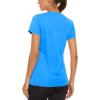 imageTACVASEN Womens Short Sleeve Shirts Sun Protection TShrit UPF 50 Quick Dry Outdoor Yoga Running Gym Workout TopsAzure