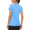 imageTACVASEN Womens Short Sleeve Shirts Sun Protection TShrit UPF 50 Quick Dry Outdoor Yoga Running Gym Workout TopsBlue