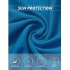 imageTACVASEN Womens Short Sleeve Shirts Sun Protection TShrit UPF 50 Quick Dry Outdoor Yoga Running Gym Workout TopsBlue Green