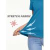 imageTACVASEN Womens Short Sleeve Shirts Sun Protection TShrit UPF 50 Quick Dry Outdoor Yoga Running Gym Workout TopsBlue Green