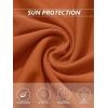 imageTACVASEN Womens Short Sleeve Shirts Sun Protection TShrit UPF 50 Quick Dry Outdoor Yoga Running Gym Workout TopsDark Orange