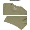imageTACVASEN Womens Short Sleeve Shirts Sun Protection TShrit UPF 50 Quick Dry Outdoor Yoga Running Gym Workout TopsDgreen