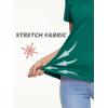 imageTACVASEN Womens Short Sleeve Shirts Sun Protection TShrit UPF 50 Quick Dry Outdoor Yoga Running Gym Workout TopsEgreen