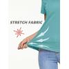 imageTACVASEN Womens Short Sleeve Shirts Sun Protection TShrit UPF 50 Quick Dry Outdoor Yoga Running Gym Workout TopsGrey Green