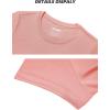imageTACVASEN Womens Short Sleeve Shirts Sun Protection TShrit UPF 50 Quick Dry Outdoor Yoga Running Gym Workout TopsGrey Pink
