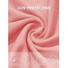 imageTACVASEN Womens Short Sleeve Shirts Sun Protection TShrit UPF 50 Quick Dry Outdoor Yoga Running Gym Workout TopsGrey Pink