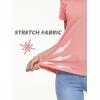 imageTACVASEN Womens Short Sleeve Shirts Sun Protection TShrit UPF 50 Quick Dry Outdoor Yoga Running Gym Workout TopsGrey Pink