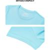 imageTACVASEN Womens Short Sleeve Shirts Sun Protection TShrit UPF 50 Quick Dry Outdoor Yoga Running Gym Workout TopsLake Blue