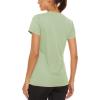 imageTACVASEN Womens Short Sleeve Shirts Sun Protection TShrit UPF 50 Quick Dry Outdoor Yoga Running Gym Workout TopsLight Green