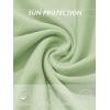 imageTACVASEN Womens Short Sleeve Shirts Sun Protection TShrit UPF 50 Quick Dry Outdoor Yoga Running Gym Workout TopsLight Green