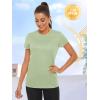 imageTACVASEN Womens Short Sleeve Shirts Sun Protection TShrit UPF 50 Quick Dry Outdoor Yoga Running Gym Workout TopsLight Green