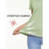 imageTACVASEN Womens Short Sleeve Shirts Sun Protection TShrit UPF 50 Quick Dry Outdoor Yoga Running Gym Workout TopsLight Green