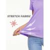 imageTACVASEN Womens Short Sleeve Shirts Sun Protection TShrit UPF 50 Quick Dry Outdoor Yoga Running Gym Workout TopsLight Purple