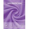 imageTACVASEN Womens Short Sleeve Shirts Sun Protection TShrit UPF 50 Quick Dry Outdoor Yoga Running Gym Workout TopsLight Purple