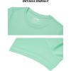 imageTACVASEN Womens Short Sleeve Shirts Sun Protection TShrit UPF 50 Quick Dry Outdoor Yoga Running Gym Workout TopsMint Green