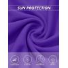 imageTACVASEN Womens Short Sleeve Shirts Sun Protection TShrit UPF 50 Quick Dry Outdoor Yoga Running Gym Workout TopsPurple