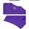 imageTACVASEN Womens Short Sleeve Shirts Sun Protection TShrit UPF 50 Quick Dry Outdoor Yoga Running Gym Workout TopsPurple