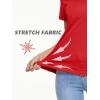 imageTACVASEN Womens Short Sleeve Shirts Sun Protection TShrit UPF 50 Quick Dry Outdoor Yoga Running Gym Workout TopsTomato Red