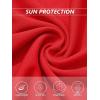 imageTACVASEN Womens Short Sleeve Shirts Sun Protection TShrit UPF 50 Quick Dry Outdoor Yoga Running Gym Workout TopsTomato Red