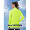 imageTACVASEN Womens Athletic Jackets Lightweight UV Protection Shirts Full Zip Workout Jacket UPF 50 Long Sleeve Sun ShirtFgreen