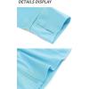 imageTACVASEN Womens Athletic Jackets Lightweight UV Protection Shirts Full Zip Workout Jacket UPF 50 Long Sleeve Sun ShirtLight Blue