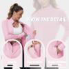 imageTACVASEN Womens Athletic Jackets Lightweight UV Protection Shirts Full Zip Workout Jacket UPF 50 Long Sleeve Sun ShirtLight Pink