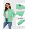 imageTACVASEN Womens Diamond Quilted Jackets Lightweight Casual Bomber Jacket Warm Winter Coats Full Zip with PocketsLint Green