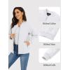 imageTACVASEN Womens Diamond Quilted Jackets Lightweight Casual Bomber Jacket Warm Winter Coats Full Zip with PocketsWhite