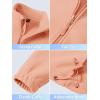 imageTACVASEN Womens Soft Fleece Jacket Lightweight Full Zip Sweatshirts Coat Casual Winter Warm Sweaters with PocketsApricot