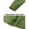 imageTACVASEN Womens Soft Fleece Jacket Lightweight Full Zip Sweatshirts Coat Casual Winter Warm Sweaters with PocketsArmy Green