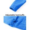 imageTACVASEN Womens Soft Fleece Jacket Lightweight Full Zip Sweatshirts Coat Casual Winter Warm Sweaters with PocketsAzure Blue
