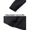 imageTACVASEN Womens Soft Fleece Jacket Lightweight Full Zip Sweatshirts Coat Casual Winter Warm Sweaters with PocketsBlack