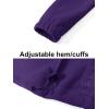 imageTACVASEN Womens Soft Fleece Jacket Lightweight Full Zip Sweatshirts Coat Casual Winter Warm Sweaters with PocketsDark Purple