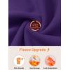 imageTACVASEN Womens Soft Fleece Jacket Lightweight Full Zip Sweatshirts Coat Casual Winter Warm Sweaters with PocketsDark Purple