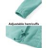 imageTACVASEN Womens Soft Fleece Jacket Lightweight Full Zip Sweatshirts Coat Casual Winter Warm Sweaters with PocketsGrey Green
