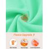 imageTACVASEN Womens Soft Fleece Jacket Lightweight Full Zip Sweatshirts Coat Casual Winter Warm Sweaters with PocketsMint Green